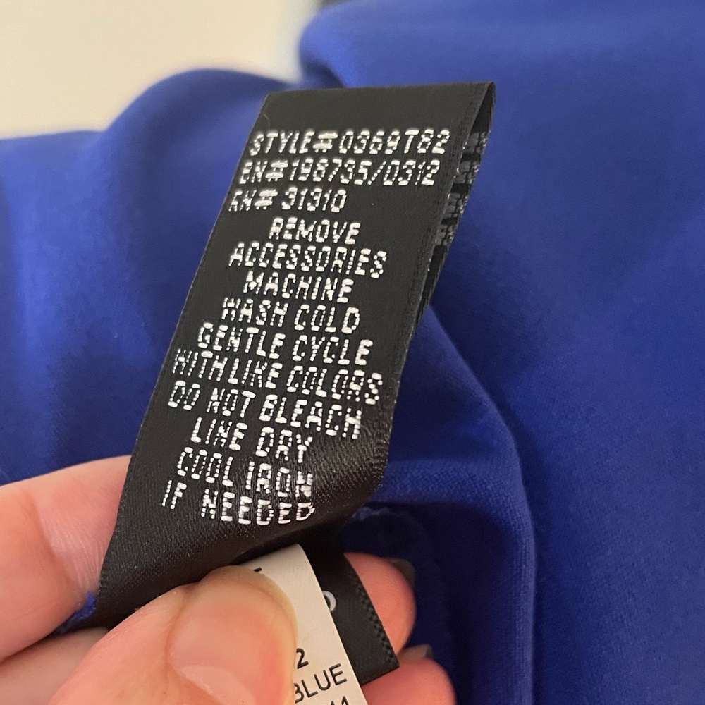 Royal blue a-line dress - Picture 9 of 9